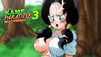 Kame Paradise 3: Master Roshi's interdimensional fuckfest with Dragon Ball nymphs