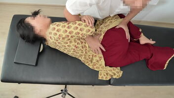 Amateur student gets a perfect massage with oil