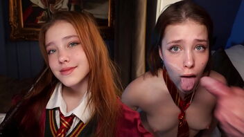 Nicole Murkovski, a Slytherin student at Harry Potter's school, loves tough rectal fuckfest and facial cumshot.