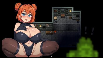 Japanese teenager gets stuck in a prison in an animated anime porno game.