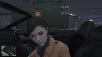 Ada Wong in a sexual experience in the world of GTA V