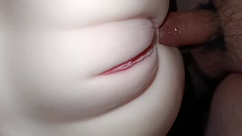 Close up of a cock-squeezing coochie and donk