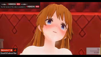 Asuka's rectal gig in uncensored Anime pornography animation