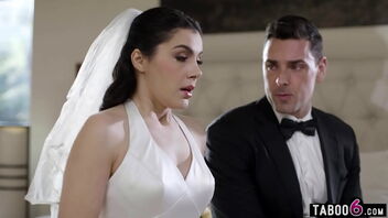 Valentina Nappi, the Italian bride, gets her bum ravaged on her wedding day.