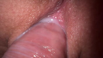 Close up of a rough and white-hot facial pop-shot with my friend’s girlfriend.