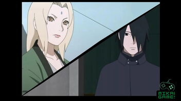 Naruto parody with Tsunade and Sasuke in some rather compromising positions.