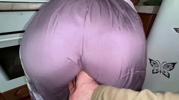 Stepson’s gigantic arse ass-fuck scene with stepmother in homemade porno video