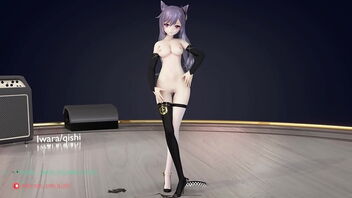 Get some scorching 2D action with MMD R18 GimmeGimme