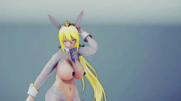 Sexy 2D flick of MMD R18 Shake Wiggle Change roles Bunny Artoria